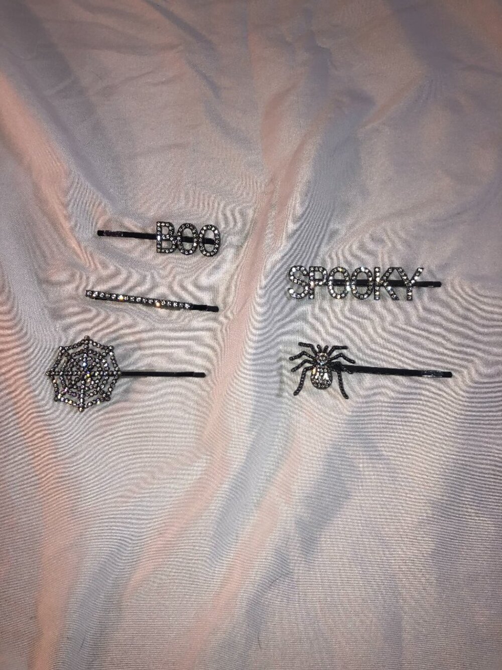 Halloween Goth Hair Clips, Set of 5